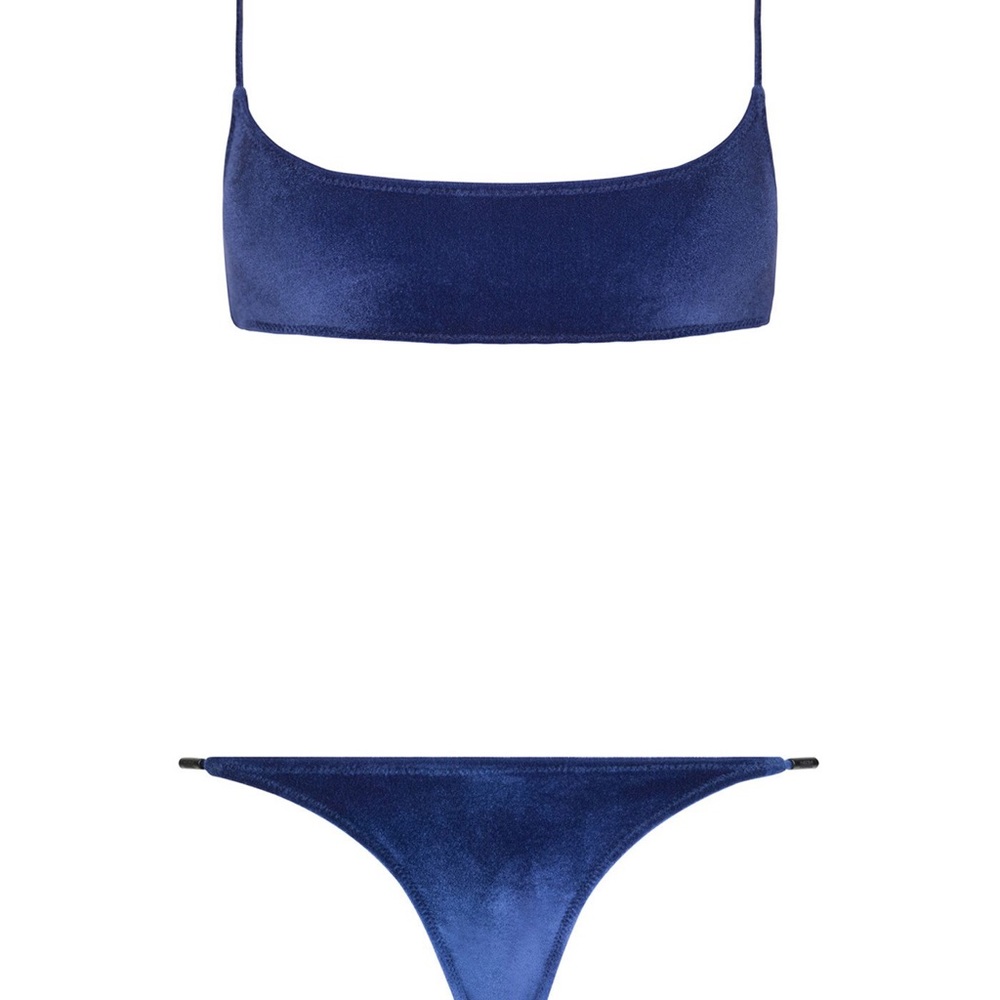 triangl elisa velvet bikini size small